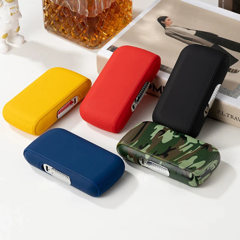 Puffdock, yellow, red, black, blue, camouflage, lighter, pre roll holder, blunt holder, electric lighter, cigarette case, cigarette lighter